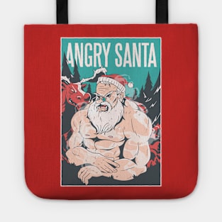 Angry Santa Tote