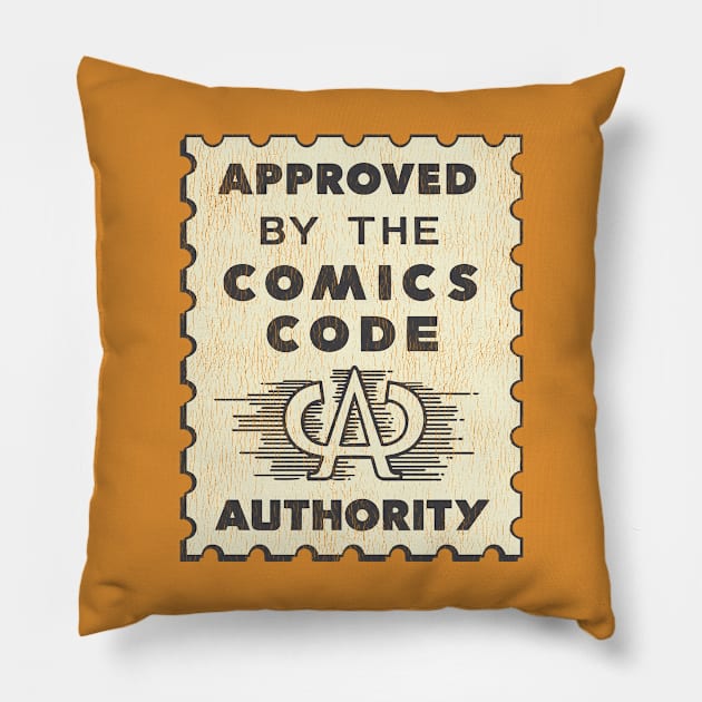 Comics Code Pillow by KevShults