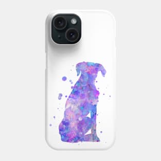 Boxer Dog Watercolor Painting 3 Phone Case