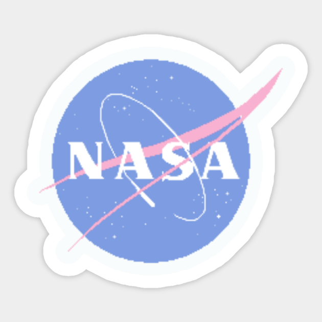 NASA logo kawai style usa space agency aesthetic design - Nasa Logo ...