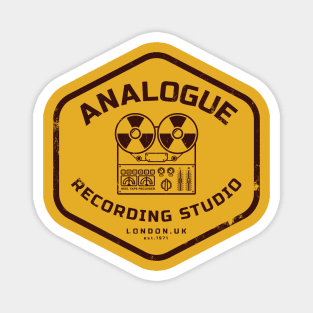 Vintage Analogue Recording Studio Magnet