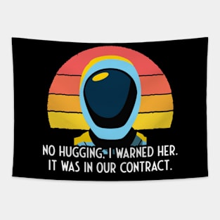 Murderbot Diaries SecUnit Says No Hugging Tapestry