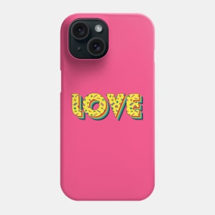 Love 90s Pattern Phone Case