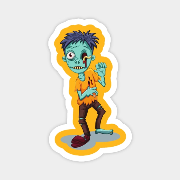 Kid Zombie Magnet by Choupete