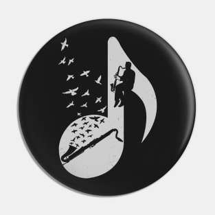 Musical - Bass Clarinet Pin