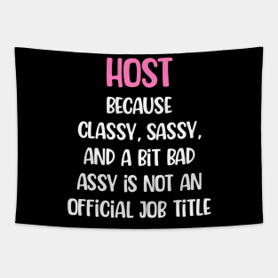 Host, Female Host Tapestry