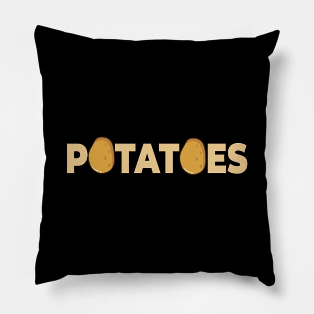 Potatoes Pillow by Imutobi