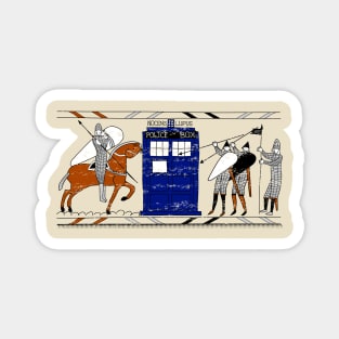 Tardis Bayeux Tapestry Doctor Who Magnet