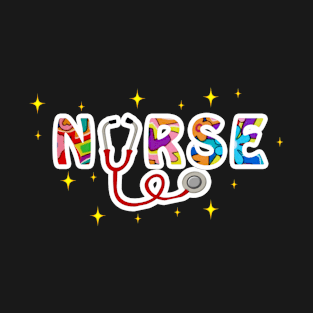 Nurse Stethoscoop Christmas Gifts T-Shirt