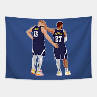 Nikola jokic x Jamal Murray Tapestry