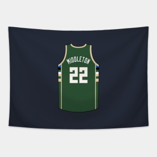 Khris Middleton Milwaukee Jersey Qiangy Tapestry