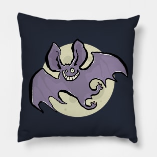 The moon and bat Pillow