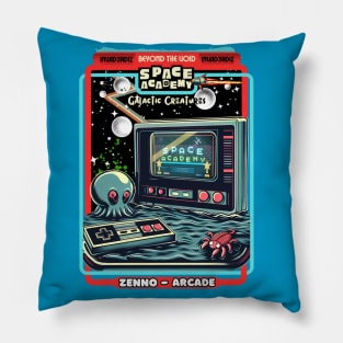 Space Academy - beyond the Void (Galactic Creatures) Zenno Arcade Pillow