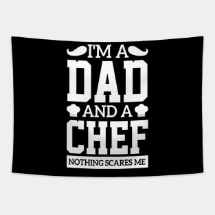 I'm A Dad And A Chef bread cake sarcasm healthy diet father's day Tapestry