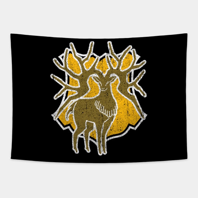 Golden Deer Sigil - Fire Emblem Tapestry by huckblade