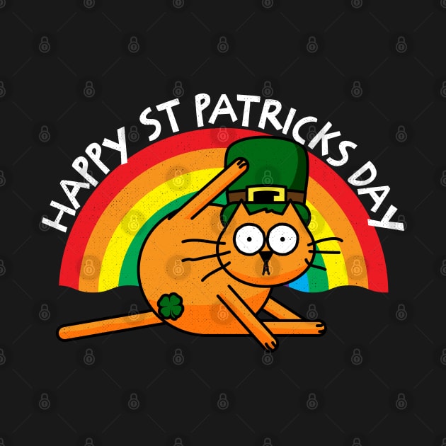 St Patricks Day Cat Leprechaun Shamrock Censor by BraaiNinja