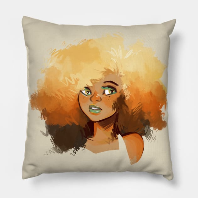 Blonde Pillow by GDBee