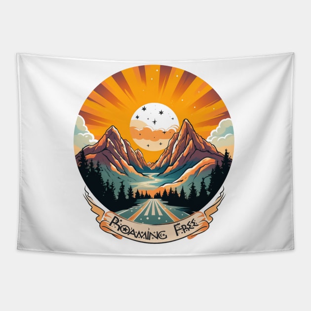 Roaming Free Tapestry by TacoTruckShop