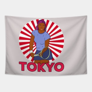 Tennis Tokyo Tapestry