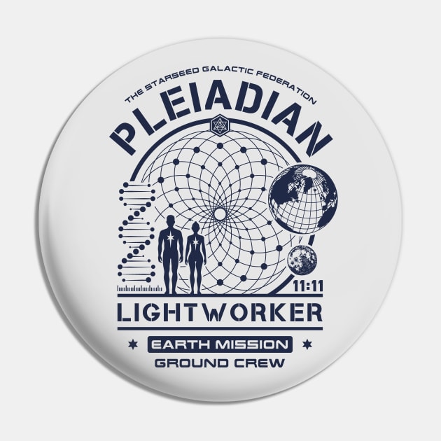 Pleiadian Starseed Lightworker Earth Mission Crew Pin by rycotokyo81