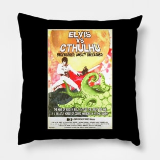 Elvis battles the great old one Pillow