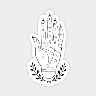 Palmistry hand Magnet