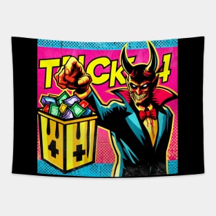 trick at hellowen style vintage Tapestry