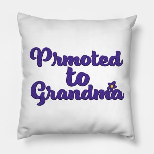 Promoted to Grandma Pillow