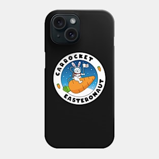 Carrocket Easteronaut - Bunny Astronaut Carrot Rocket Phone Case