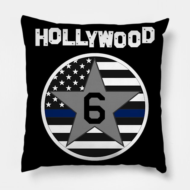 Hollywood Division Pillow by knightwatchpublishing