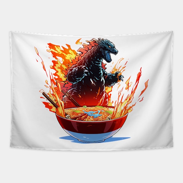 godzilla Tapestry by skatermoment