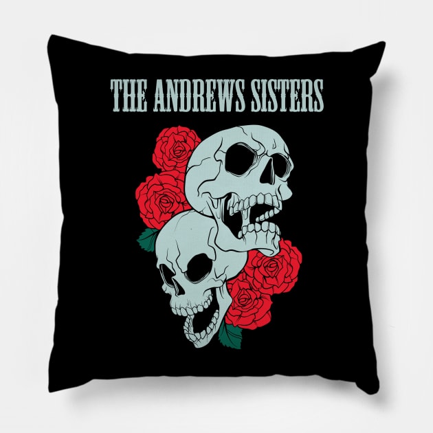 THE ANDREWS SISTERS BAND Pillow by dannyook