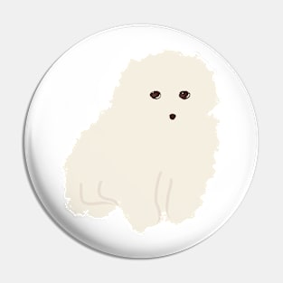 Fluffy Dog Pin