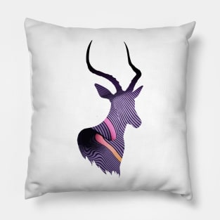 Impala Currents Graphic Pillow