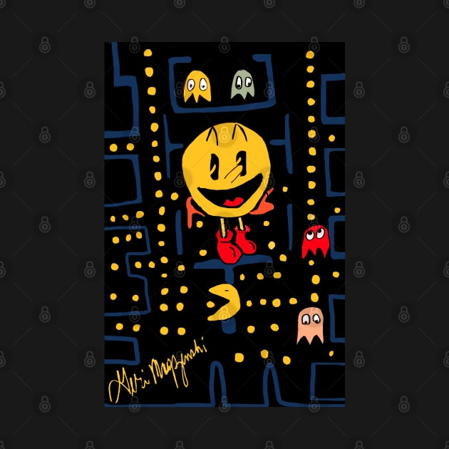 Pac-Man by TheArtQueenOfMichigan 