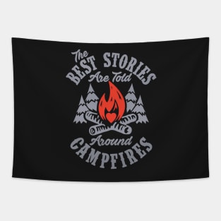 The Best Stories Campfires Tapestry