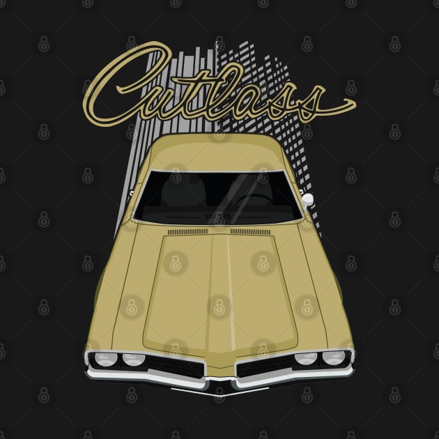 Oldsmobile Cutlass 1969 - gold by V8social