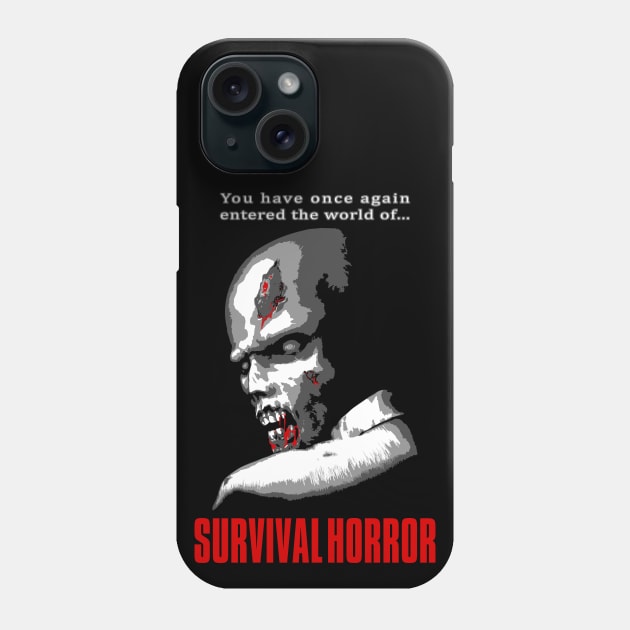 Resident Evil Survival Horror Zombie Phone Case by Power Up Prints