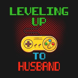 Promoted To Husband T-Shirt Unlocked Gamer Leveling Up T-Shirt
