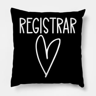 Registrar Heart Pillow