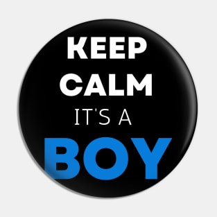 Ceep calm it's a boy " new mom gift" & "new dad gift" "it's a boy pregnancy" newborn, mother of boy, dad of boy gift Pin