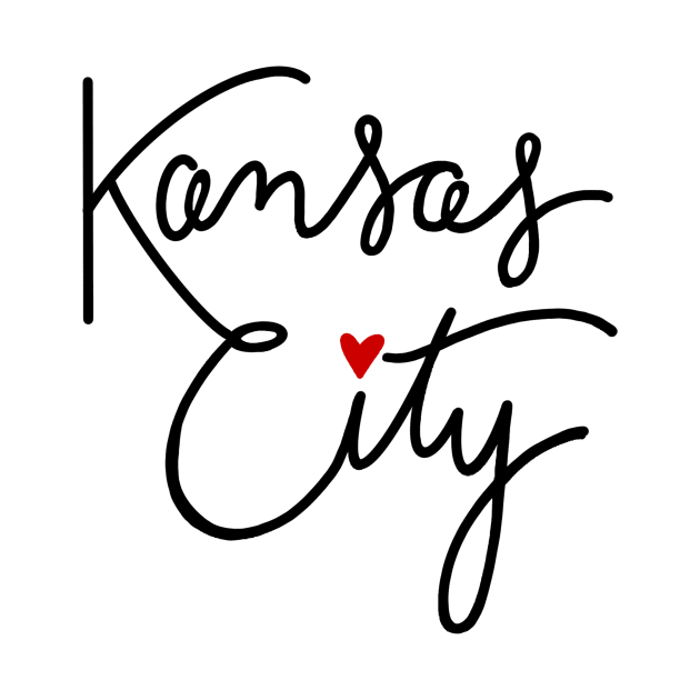 Cursive Kansas City Love by RuthMCreative