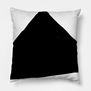 black triangle texture art Pillow