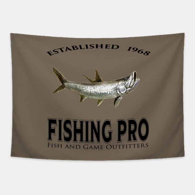 Fishing Pro Tapestry by PeggyNovak