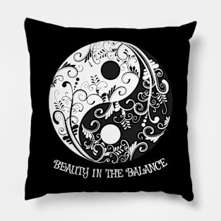 Beauty in the Balance - Yin Yang Pillow