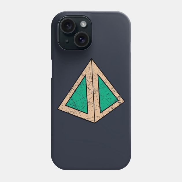 Green Triangles Legion Phone Case by shamusyork