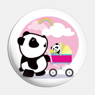 baby panda Pin