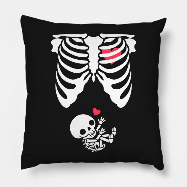 Little Baby Bones Pillow by TeeBudgie