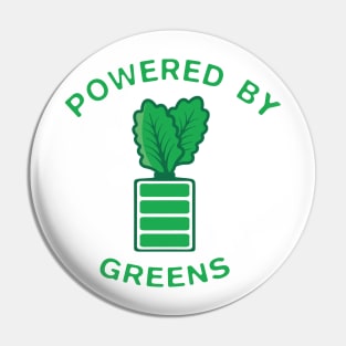 Vegan T-Shirt / Powered By Plants / Funny Vegan T-Shirt / Powered By Greens / Vegan Power Pin