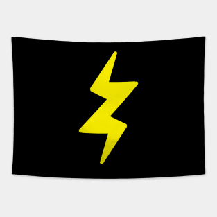 Lightning Bolt Symbol Tapestry